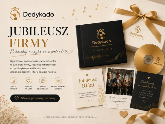 Przyklad utworu na jubileusz firmy